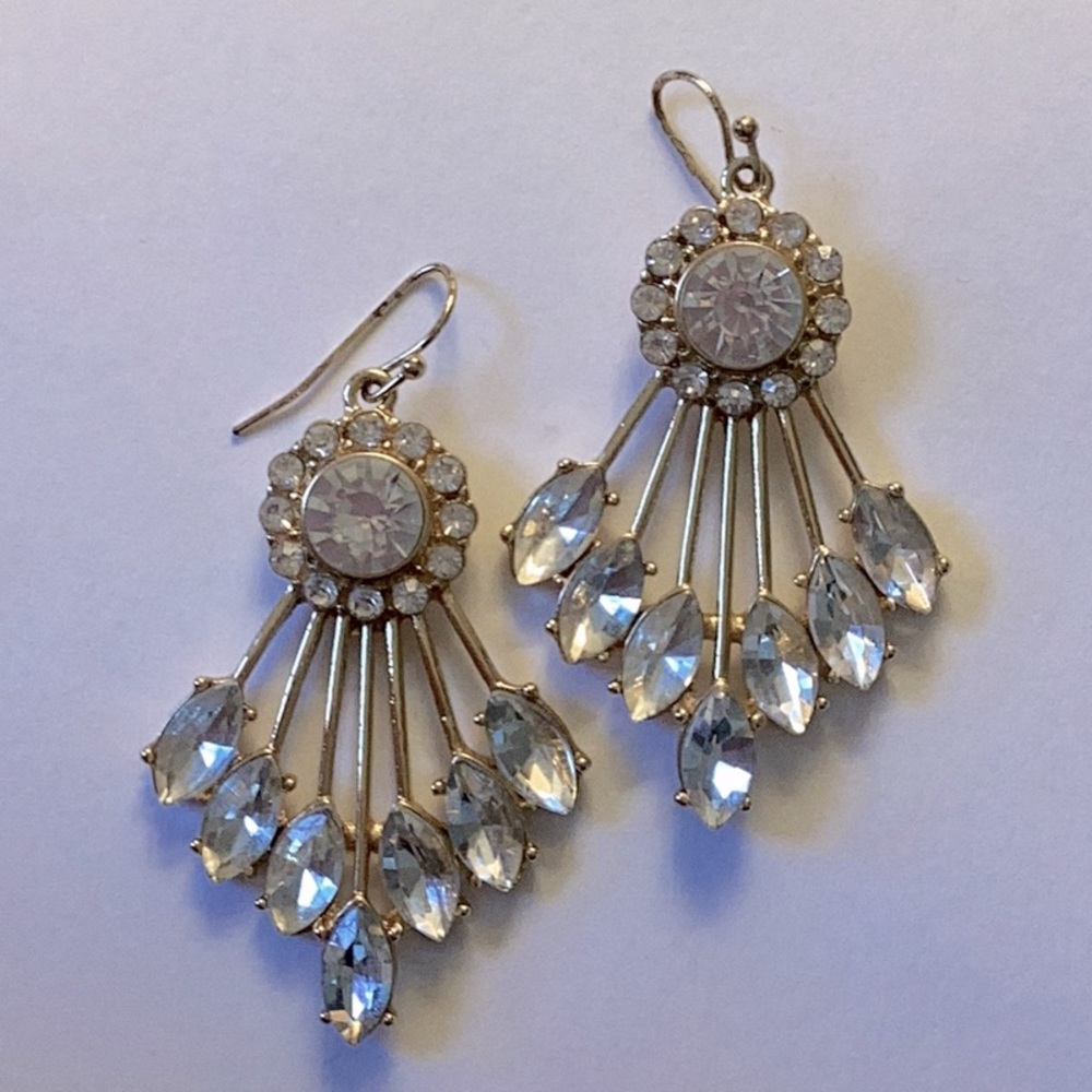 Gorgeous 💎 Formal Sparkly Art Deco Earrings